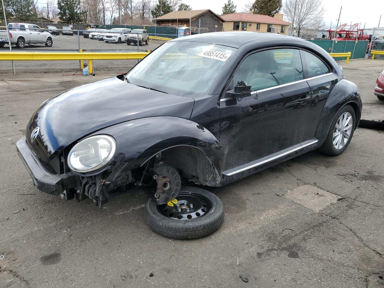 2018 Volkswagen Beetle VIN 3VWJD7AT8JM702296 - Copart auction photo
