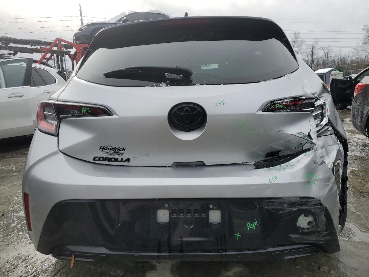 2020 Toyota Corolla VIN JTND4RBE5L3091042 Copart auction photo, all over damage thumbnail 6