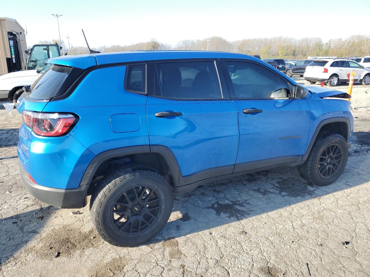 2021 Jeep Compass VIN 3C4NJDAB1MT552173 Copart auction photo, front end damage thumbnail 3