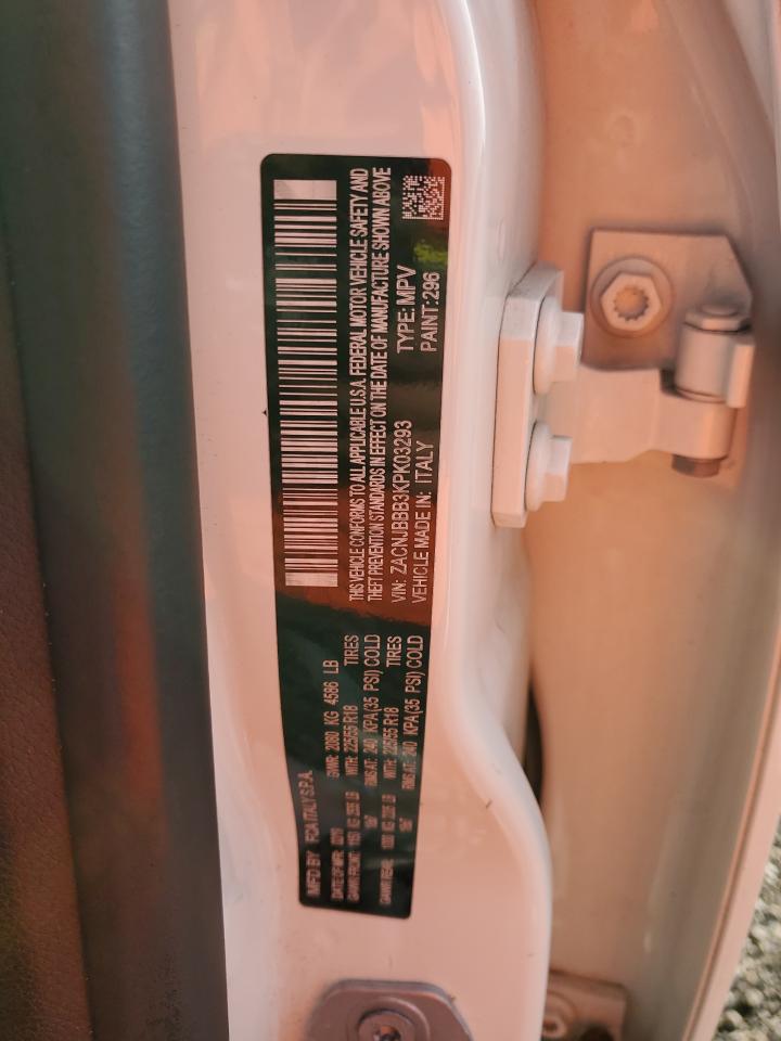 2019 Jeep Renegade VIN ZACNJBBB3KPK03293 Copart auction photo, front end damage thumbnail 13