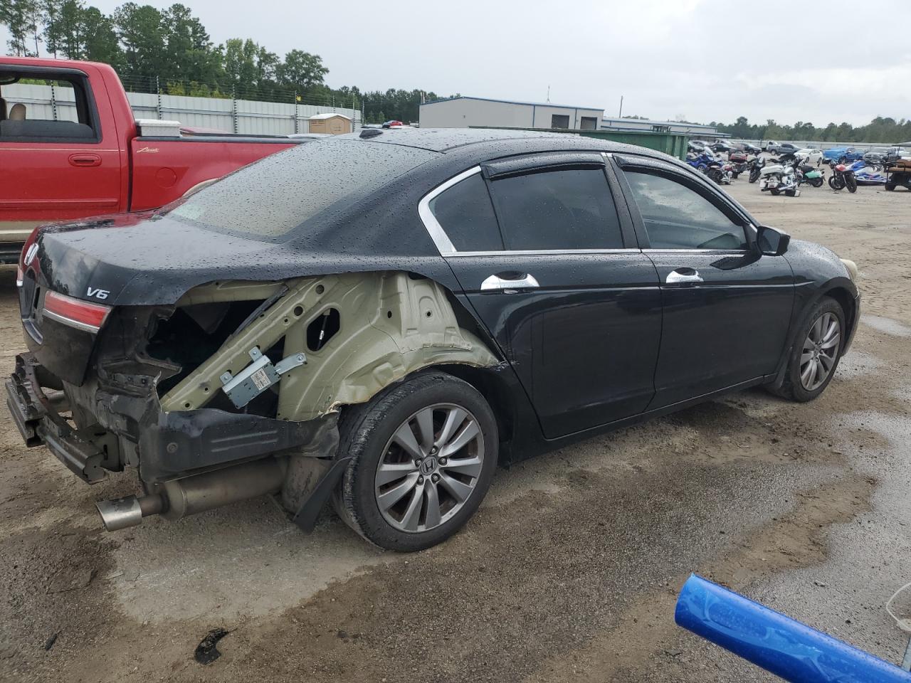 2012 Honda Accord VIN 1HGCP3F82CA002162 Copart auction photo, side damage thumbnail 3