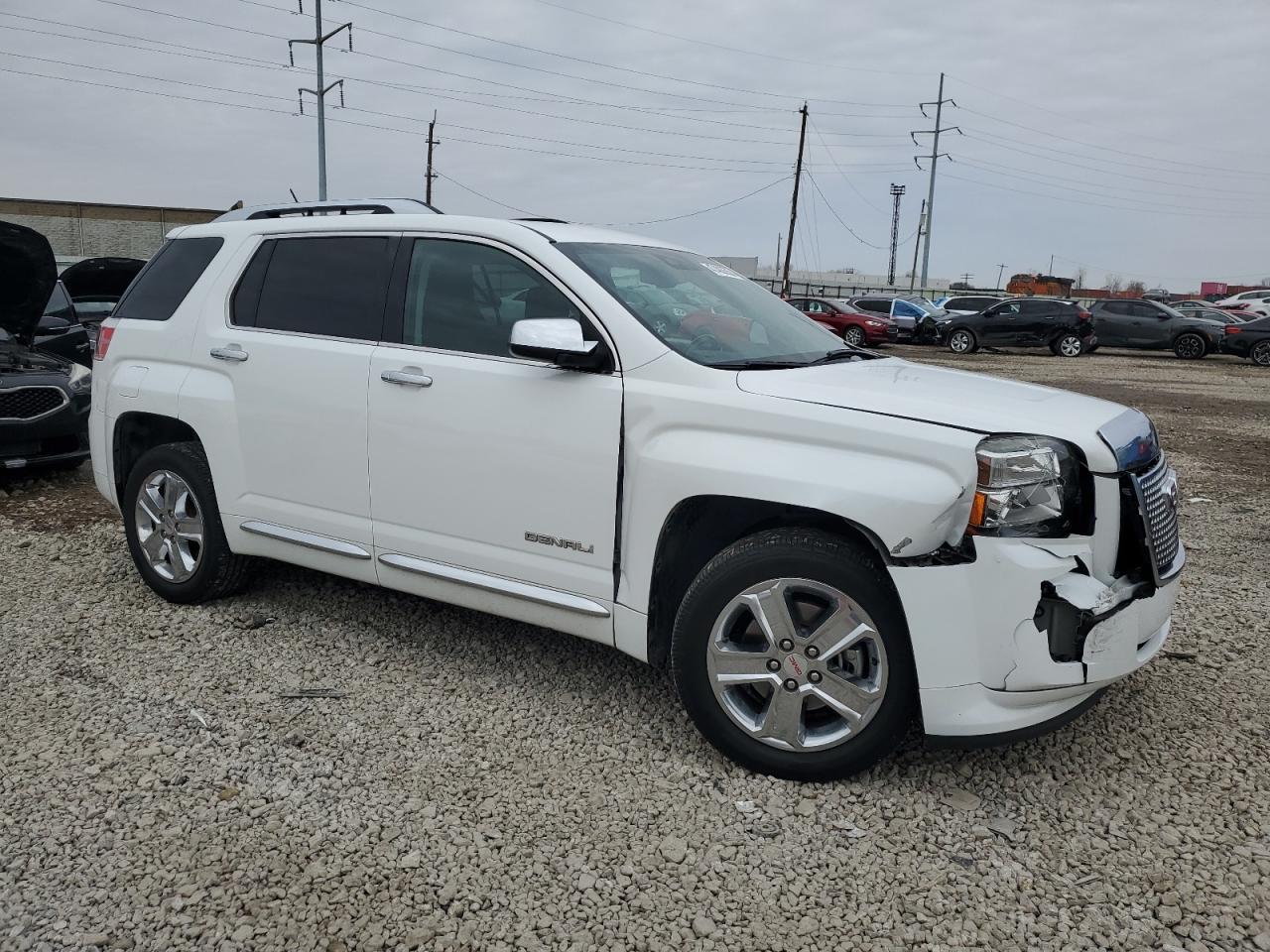 2015 GMC Terrain VIN 2GKALUEK4F6177975 Copart auction photo, front end damage thumbnail 4