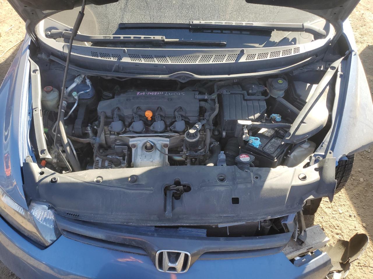 2006 Honda Civic VIN 2HGFG12866H555216 Copart auction photo, front end damage thumbnail 11