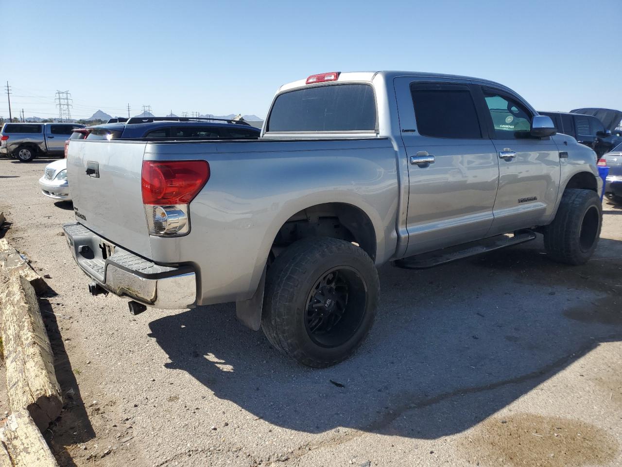 2007 Toyota Tundra VIN 5TFEV58167X027920 Copart auction photo, front end / undercarriage damage thumbnail 3
