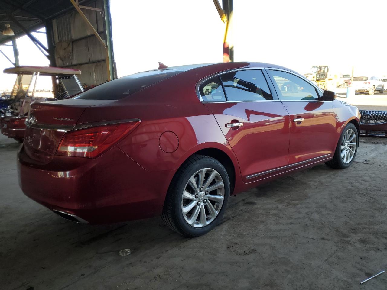 2014 Buick LaCrosse VIN 1G4GB5G33EF168463 Copart auction photo, front end damage thumbnail 3