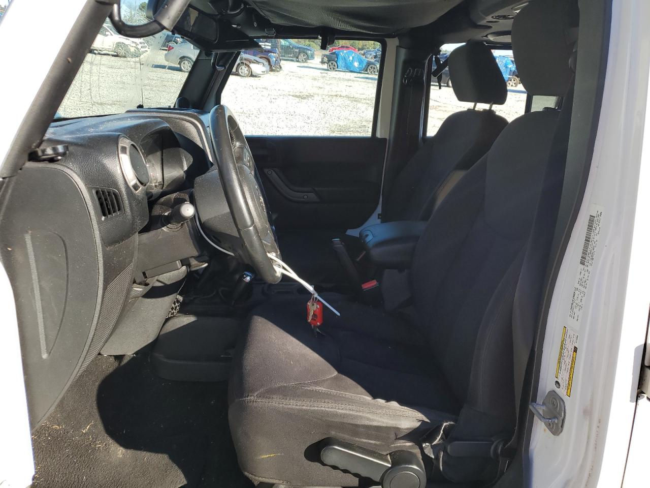 2014 Jeep Wrangler VIN 1C4BJWDG3EL140596 Copart auction photo, all over / mechanical damage thumbnail 7