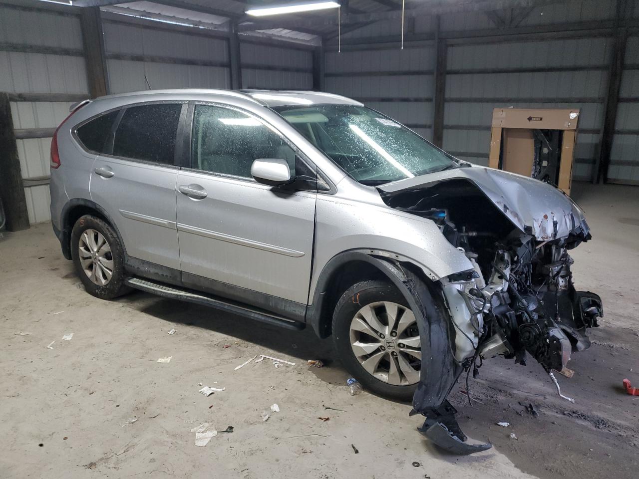 2014 Honda CR-V VIN 2HKRM4H79EH678518 Copart auction photo, front end damage thumbnail 4