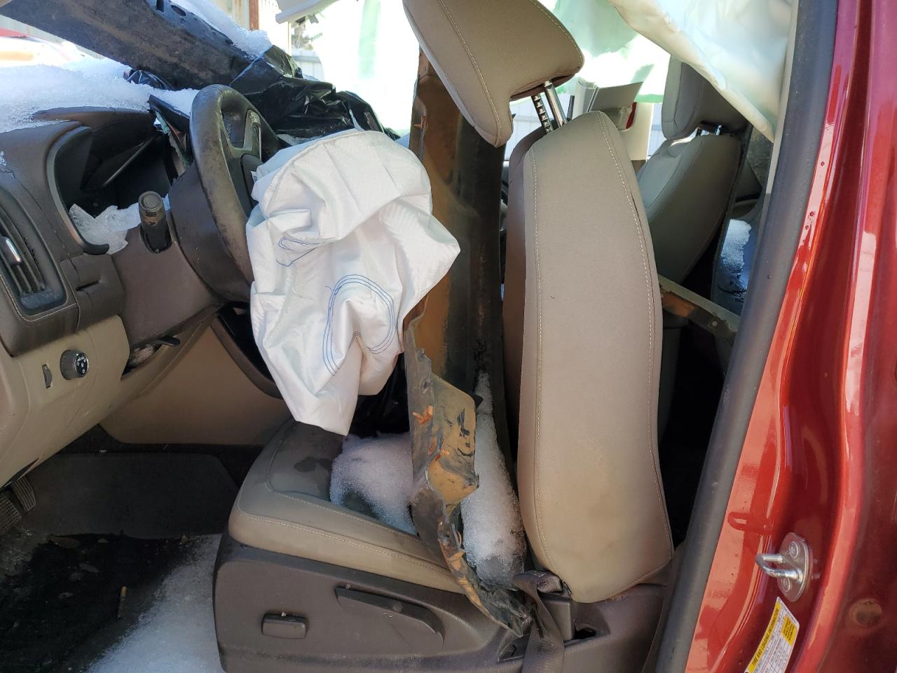 2016 GMC Canyon VIN 1GTG5CE3XG1285167 Copart auction photo, all over / top/roof damage thumbnail 7