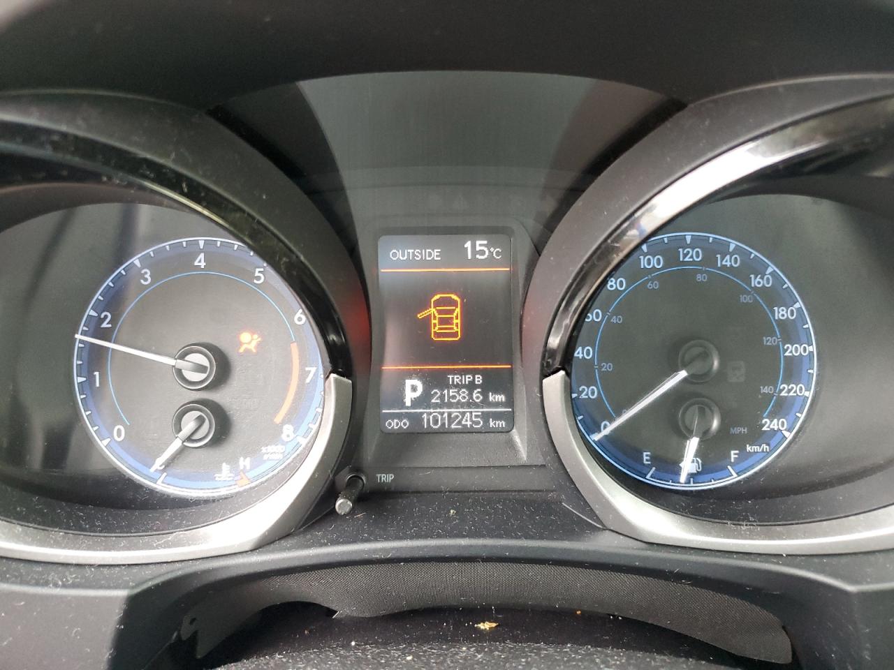 2015 Toyota Corolla VIN 2T1BURHE5FC318745 Copart auction photo, rear end damage thumbnail 9