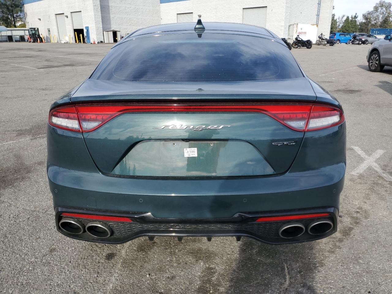 2022 KIA Stinger VIN KNAE35LD1N6109688 Copart auction photo, front end damage thumbnail 6