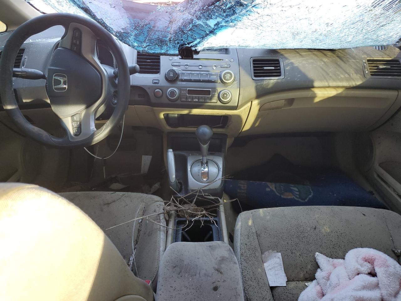 2008 Honda Civic VIN JHMFA36298S026726 Copart auction photo, all over damage thumbnail 8
