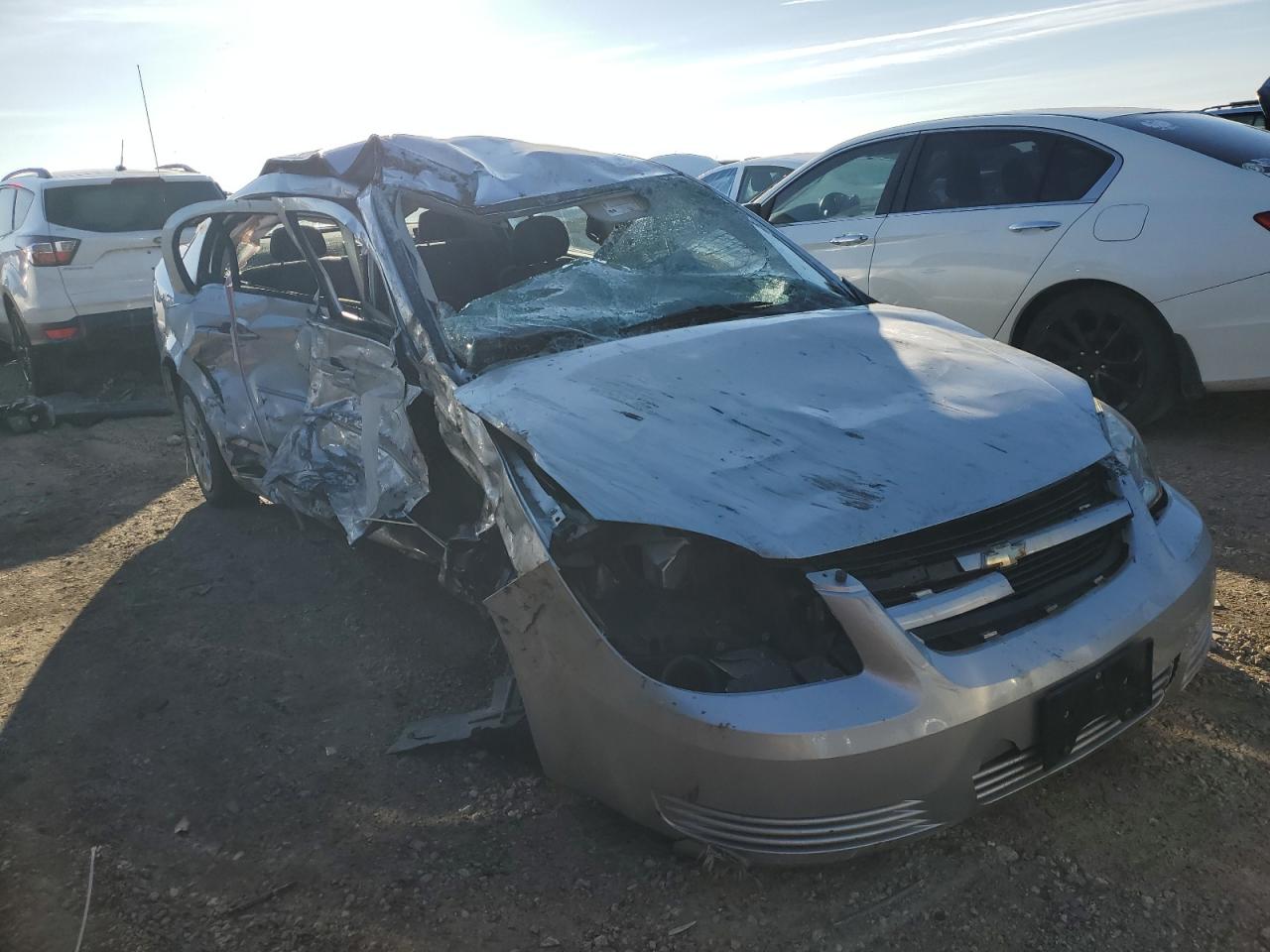 2010 Chevrolet Cobalt VIN 1G1AD5F53A7206505 Copart auction photo, side / all over damage thumbnail 4