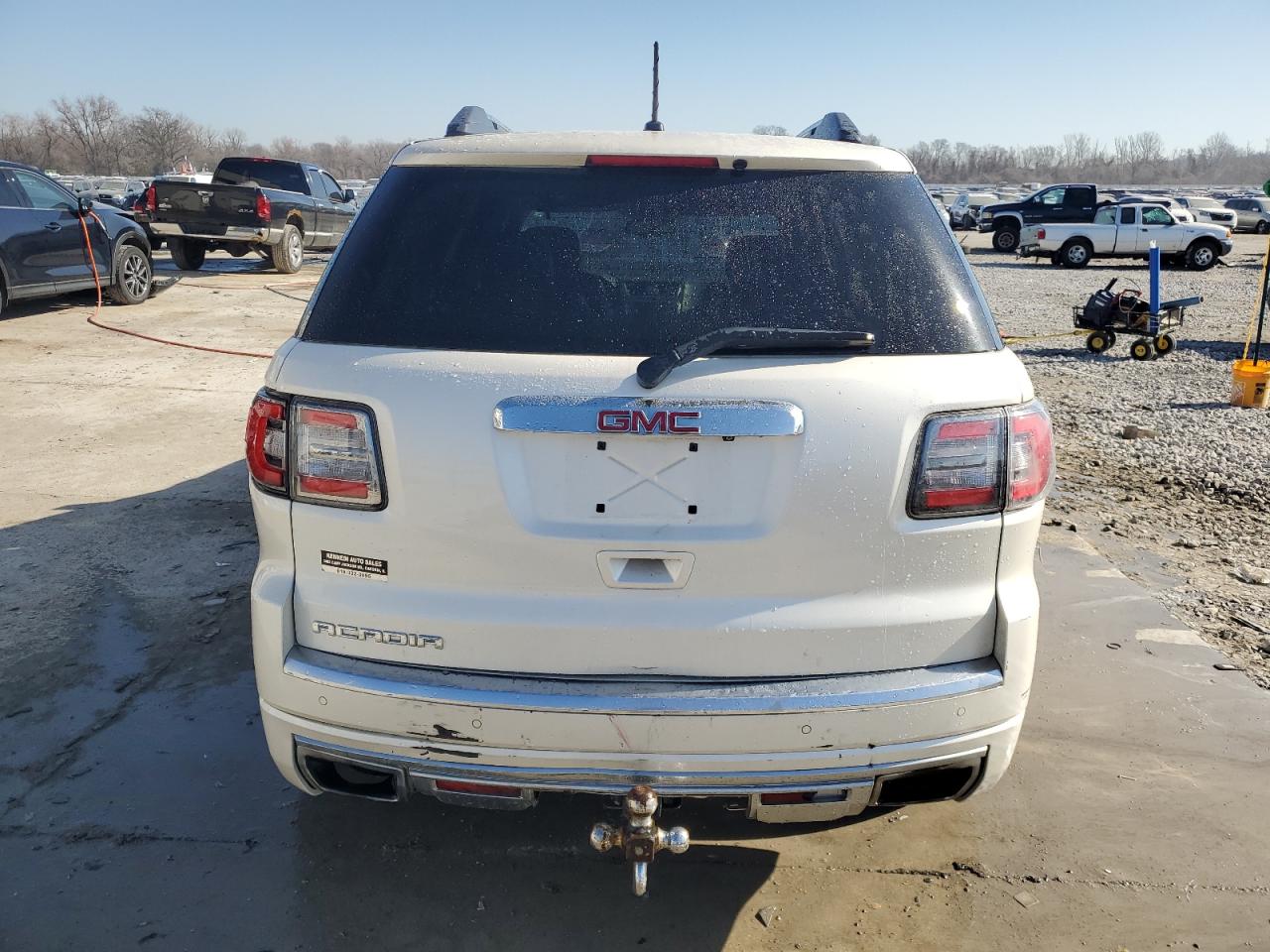 2013 GMC Acadia VIN 1GKKRTKD0DJ244705 Copart auction photo, side damage thumbnail 6