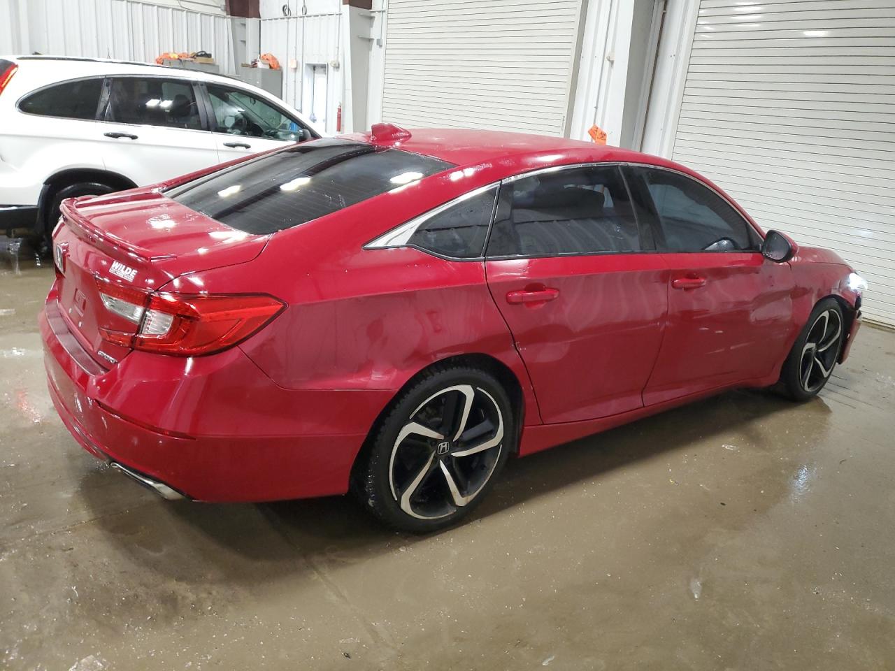2019 Honda Accord VIN 1HGCV1F33KA145330 Copart auction photo, front end / side damage thumbnail 3