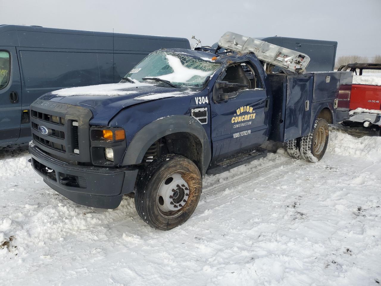 2010 Ford F450 VIN 1FDAF4HY0AEB36732 - Copart auction photo