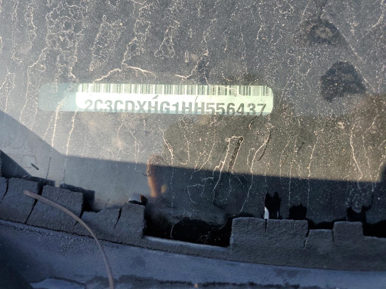 2017 Dodge Charger VIN 2C3CDXHG1HH556437 Copart auction photo, rollover damage thumbnail 12