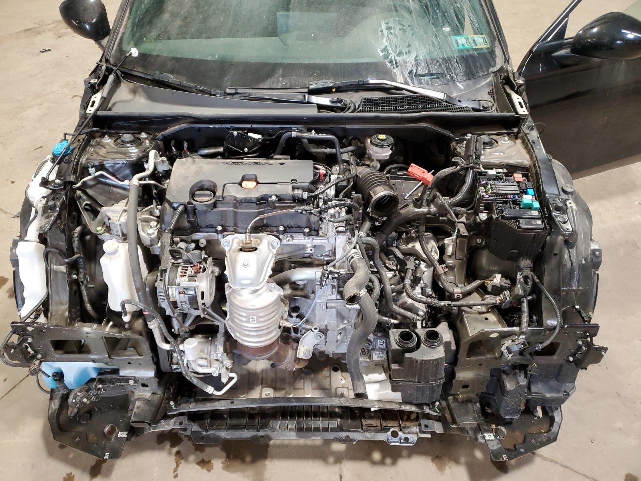 2024 Honda Civic VIN 2HGFE2F51RH504304 Copart auction photo, vandalism damage thumbnail 11