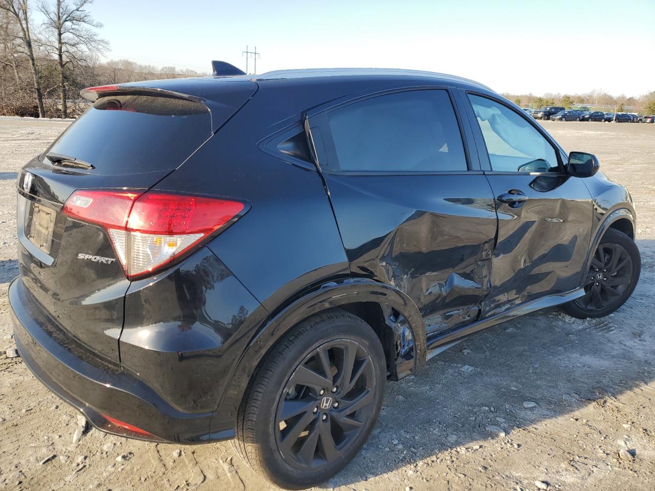 2021 Honda HR-V VIN 3CZRU5H17MM708829 Copart auction photo, side damage thumbnail 3