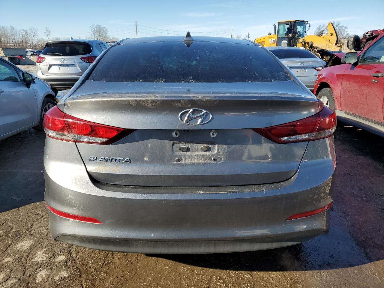 2018 Hyundai Elantra VIN 5NPD84LF8JH368125 Copart auction photo, front end / side damage thumbnail 6