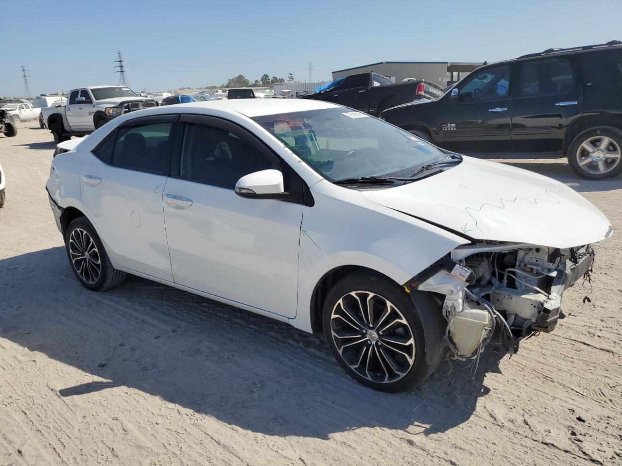 2016 Toyota Corolla VIN 5YFBURHE7GP541399 Copart auction photo, rear end / front end damage thumbnail 4