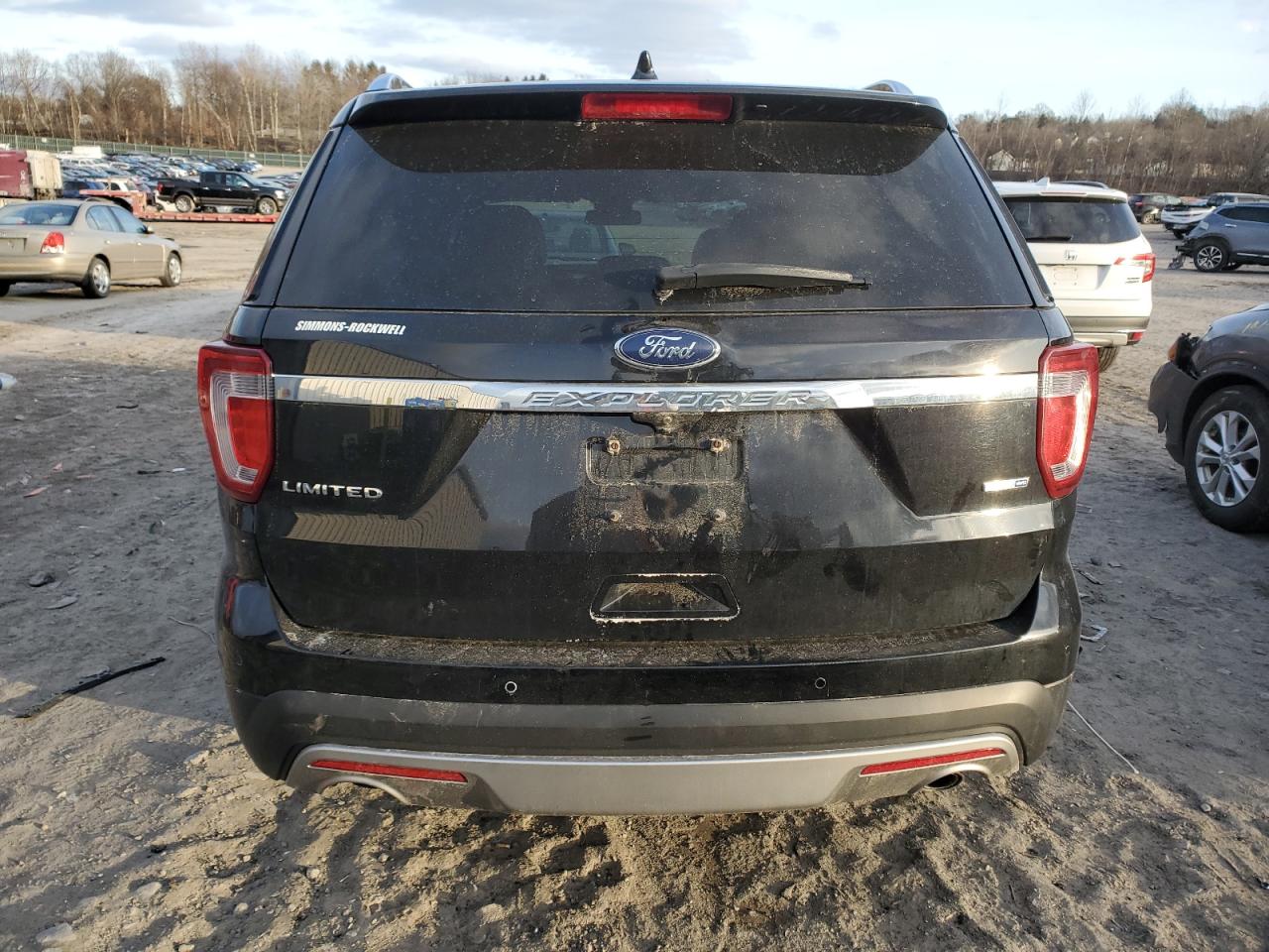 2017 Ford Explorer VIN 1FM5K8FH1HGE42909 Copart auction photo, front end / undercarriage damage thumbnail 6