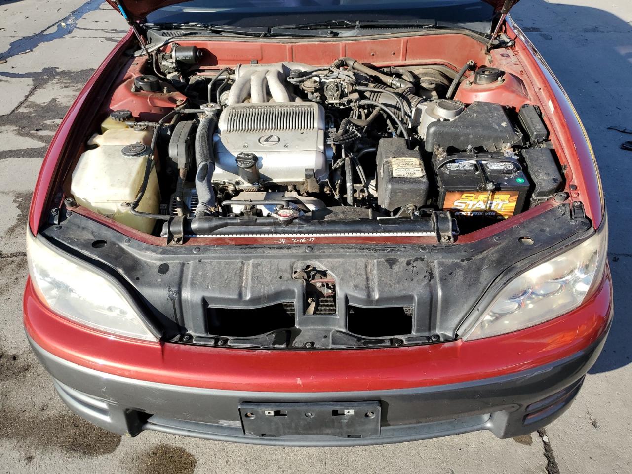 1992 Lexus ES VIN JT8VK13TXN0096236 Copart auction photo, side damage thumbnail 11