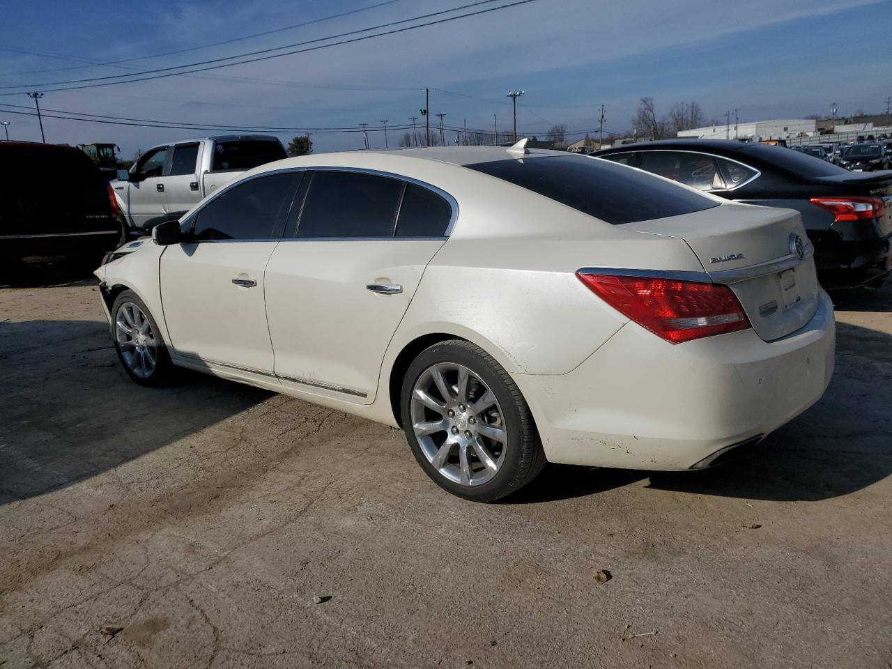 2014 Buick LaCrosse VIN 1G4GD5G32EF244104 Copart auction photo, front end / undercarriage damage thumbnail 2