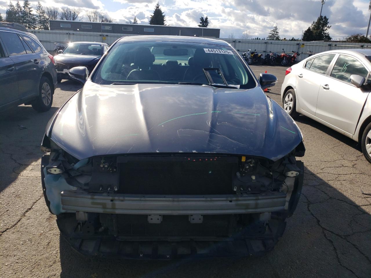2014 Ford Fusion VIN 1FA6P0HD9E5395664 Copart auction photo, front end damage thumbnail 5