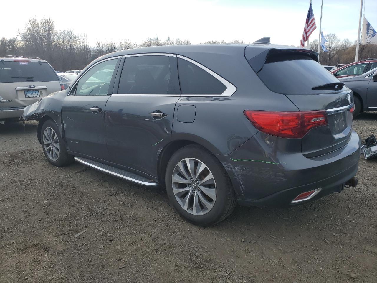 2014 Acura MDX VIN 5FRYD4H65EB005032 Copart auction photo, front end damage thumbnail 2