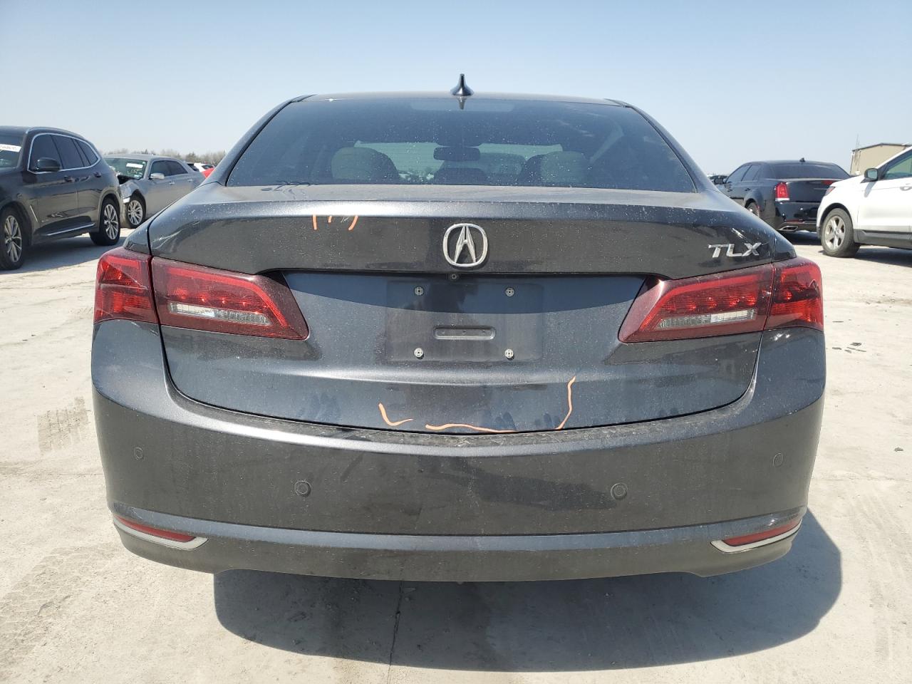 2015 Acura TLX VIN 19UUB2F35FA022475 Copart auction photo, side damage thumbnail 6