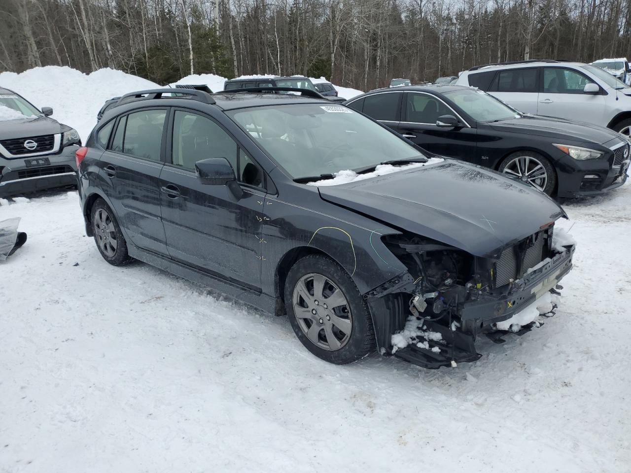 2014 Subaru Impreza VIN JF1GPAS61E8240643 Copart auction photo, front end / minor dent/scratches damage thumbnail 4