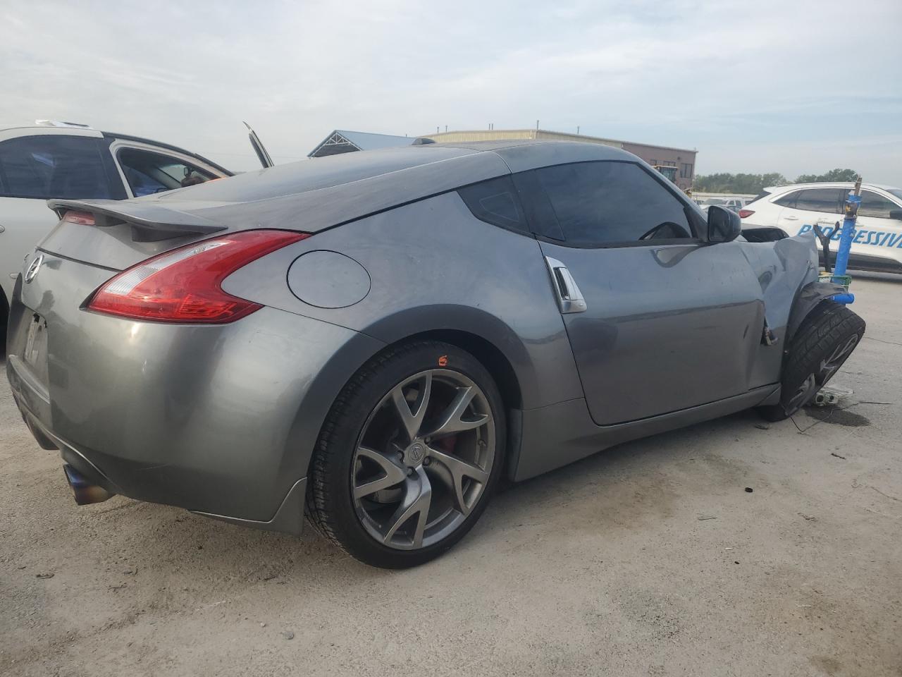 2014 Nissan 370Z VIN JN1AZ4EH5EM634178 Copart auction photo, undercarriage / front end damage thumbnail 3