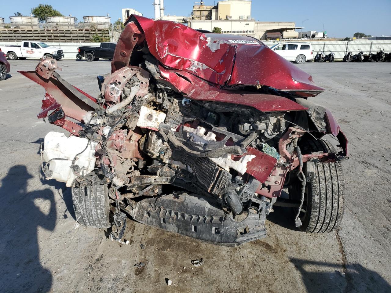 2018 Mazda 6 VIN JM1GL1TY2J1319425 Copart auction photo, front end / side damage thumbnail 5