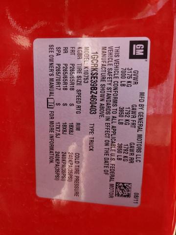 2011 Chevrolet Silverado VIN 1GCRKSE39BZ460403 Copart auction photo, mechanical damage thumbnail 12