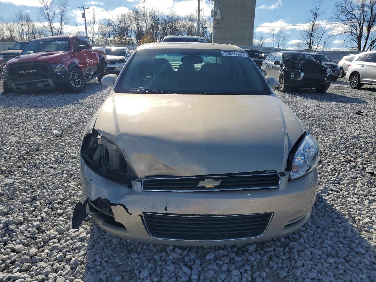 2008 Chevrolet Impala VIN 2G1WT58K089170695 Copart auction photo, front end damage thumbnail 5