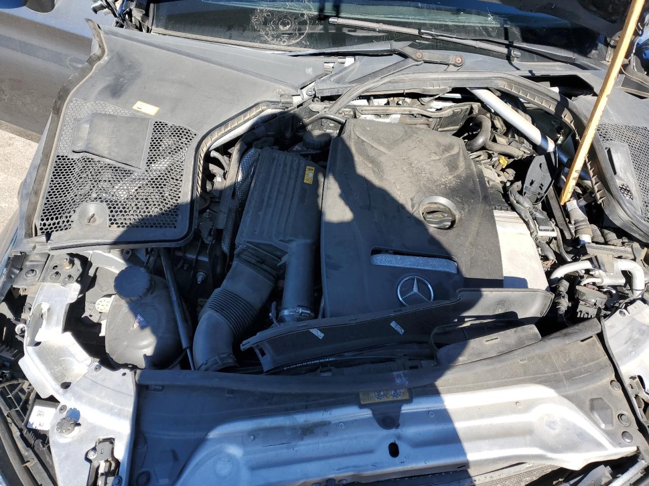 2017 Mercedes-Benz C-klasse VIN WDDWJ4JB7HF363960 Copart auction photo, all over damage thumbnail 12
