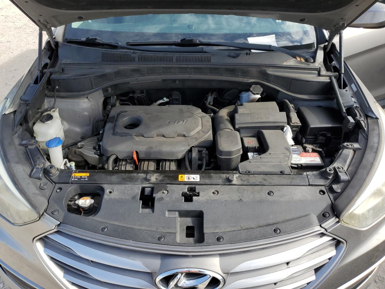 2017 Hyundai Santa Fe VIN 5XYZT3LBXHG437040 Copart auction photo, mechanical damage thumbnail 12