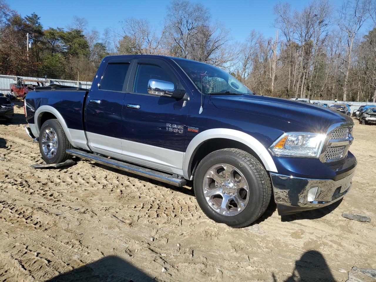 2014 RAM 1500 VIN 1C6RR7JT0ES146691 Copart auction photo, mechanical / rear end damage thumbnail 4