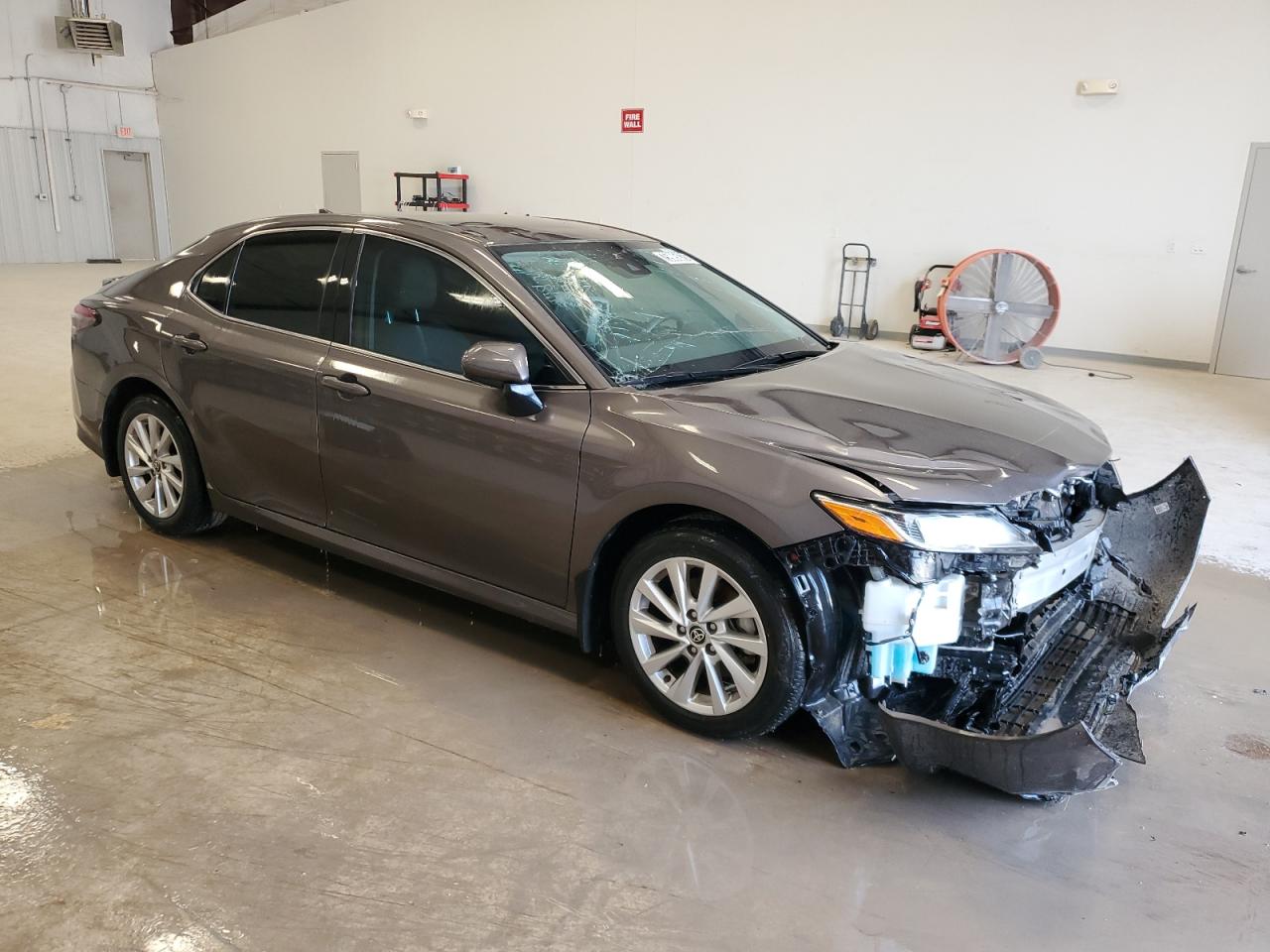 2023 Toyota Camry VIN 4T1C11AK4PU791762 Copart auction photo, front end / top/roof damage thumbnail 4