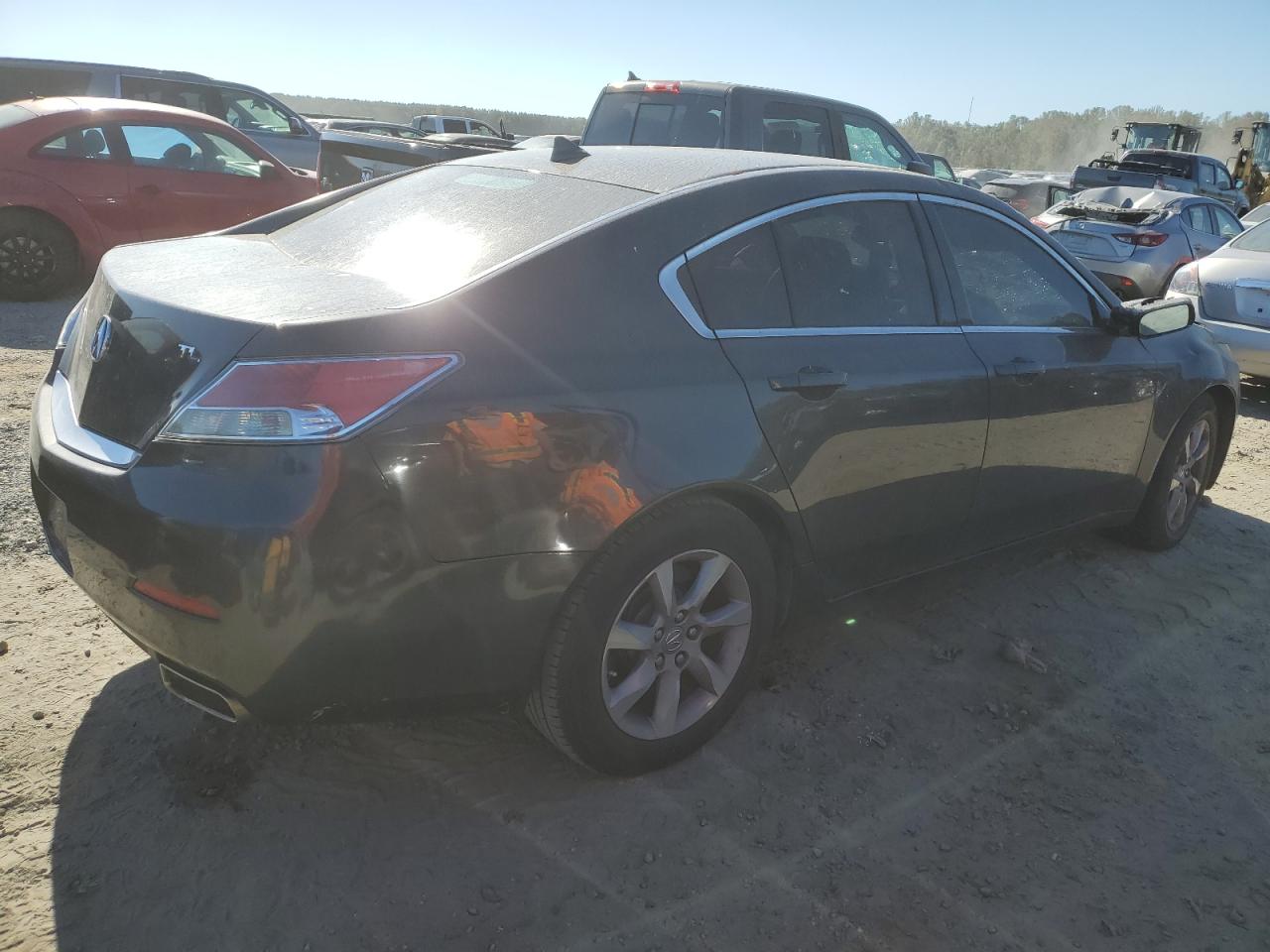 2013 Acura TL VIN 19UUA8F27DA005090 Copart auction photo, front end / minor dent/scratches damage thumbnail 3