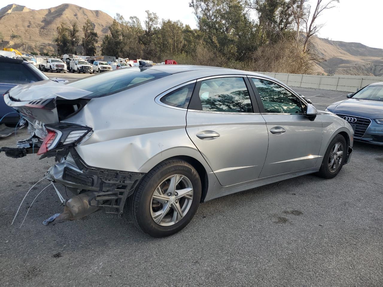 2021 Hyundai Sonata VIN 5NPEG4JA0MH081719 Copart auction photo, rear end / front end damage thumbnail 3