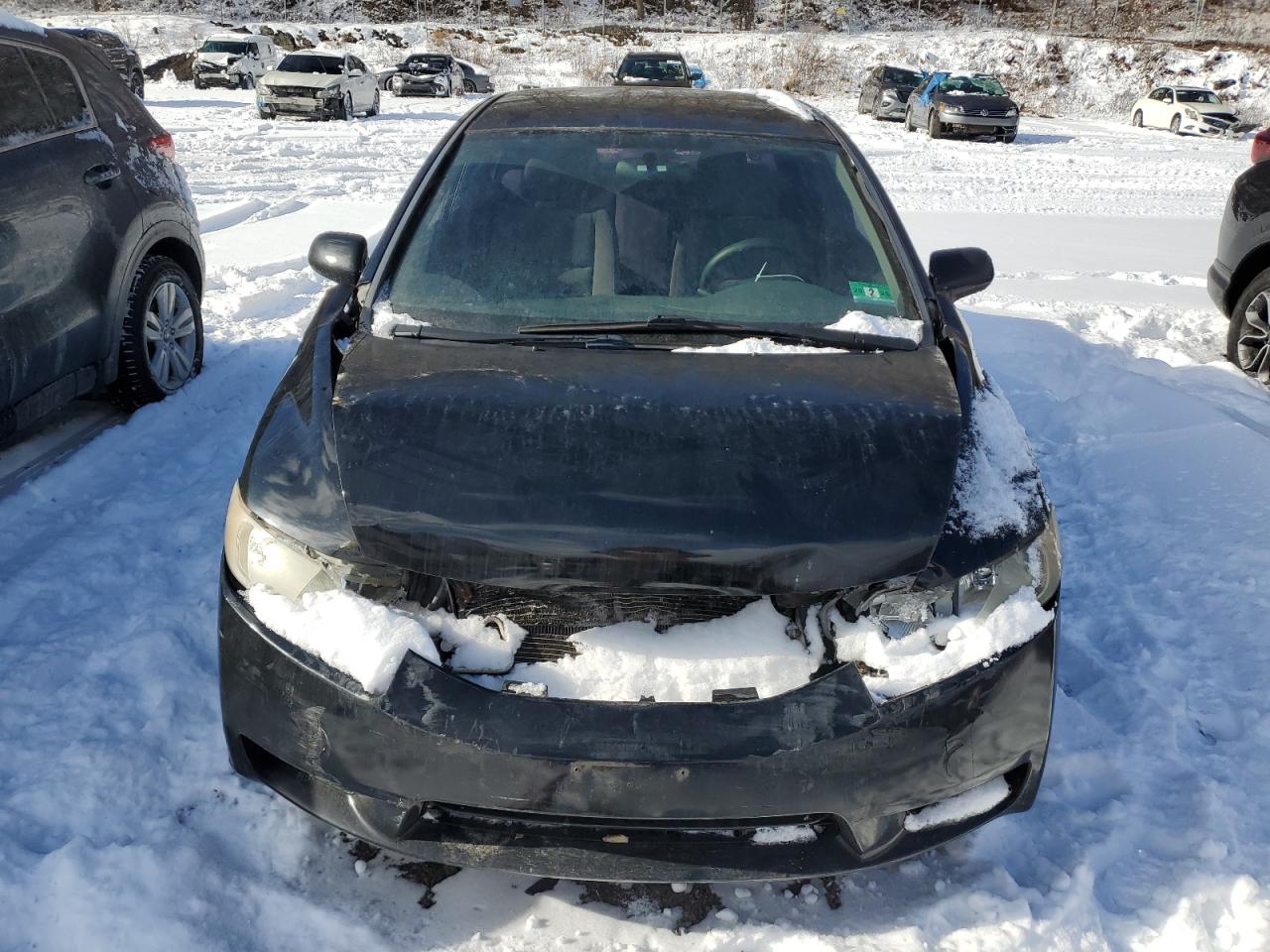 2010 Honda Civic VIN 2HGFA1F50AH331854 Copart auction photo, front end / rear end damage thumbnail 5