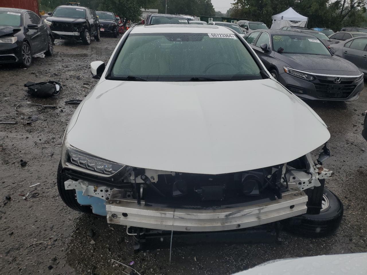 2018 Acura TLX VIN 19UUB1F57JA009358 Copart auction photo, all over / stripped damage thumbnail 5