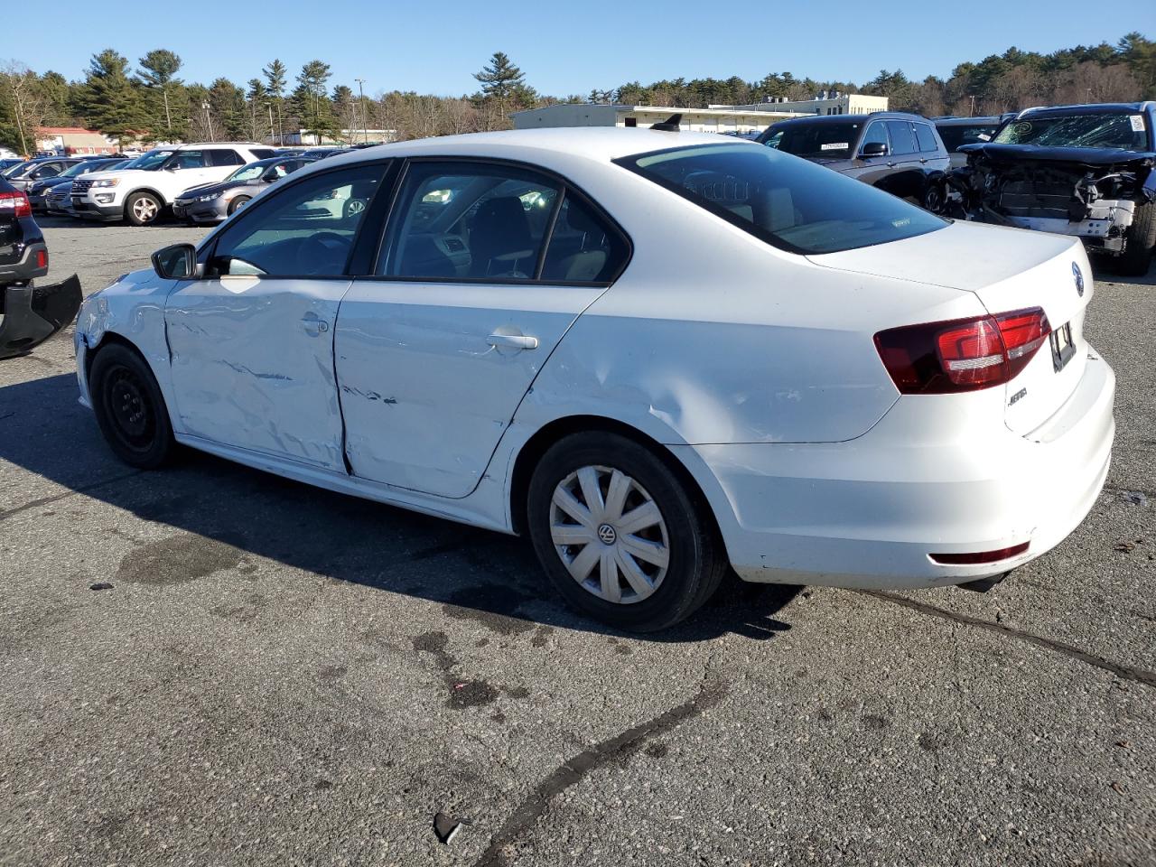 2016 Volkswagen Jetta VIN 3VW267AJ2GM402419 Copart auction photo, side / front end damage thumbnail 2