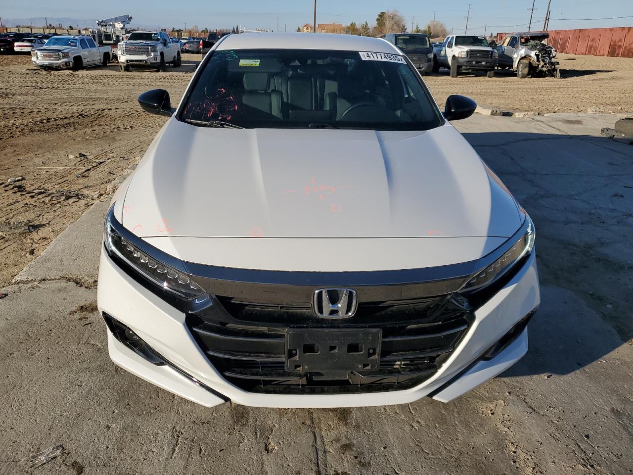 2021 Honda Accord VIN 1HGCV1F32MA026364 Copart auction photo, rear end damage thumbnail 5