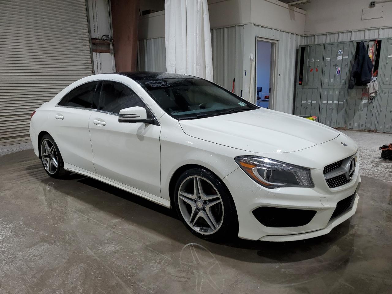2014 Mercedes-Benz CLA-klasse VIN WDDSJ4GB2EN108088 Copart auction photo, front end / undercarriage damage thumbnail 4