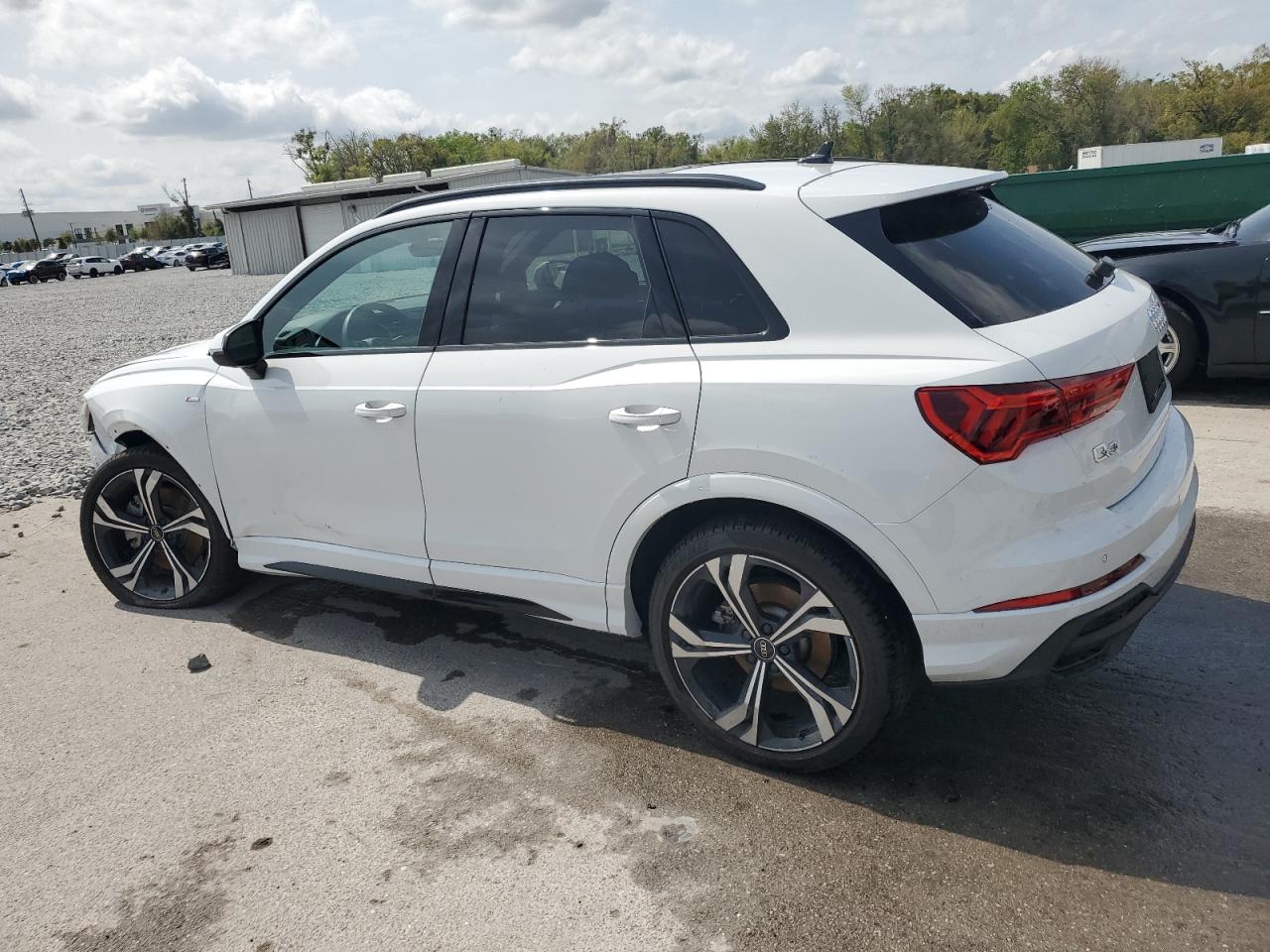 2023 Audi Q3 VIN WA1EECF34P1117332 Copart auction photo, side / front end damage thumbnail 2