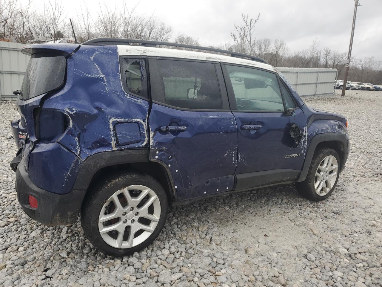 2021 Jeep Renegade VIN ZACNJDBB9MPM45925 Copart auction photo, all over damage thumbnail 3