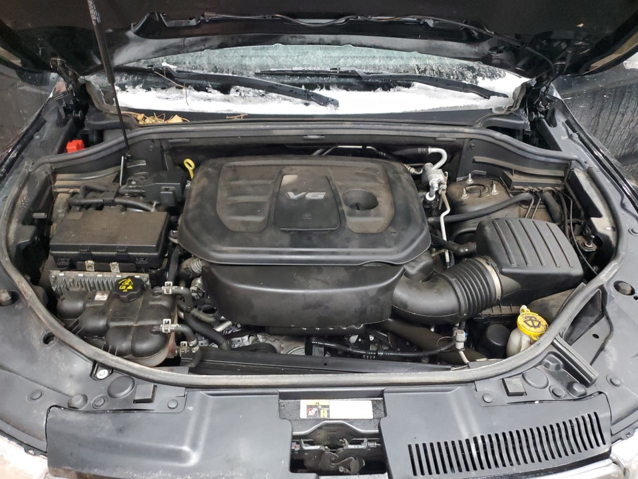 2017 Dodge Durango VIN 1C4RDJEG1HC930734 Copart auction photo, front end / undercarriage damage thumbnail 12
