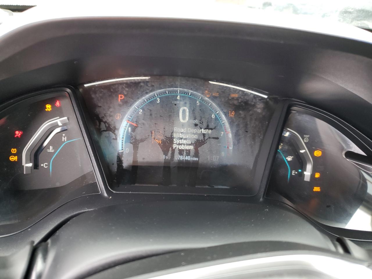 2020 Honda Civic VIN 2HGFC2F62LH578627 Copart auction photo, side / front end damage thumbnail 9